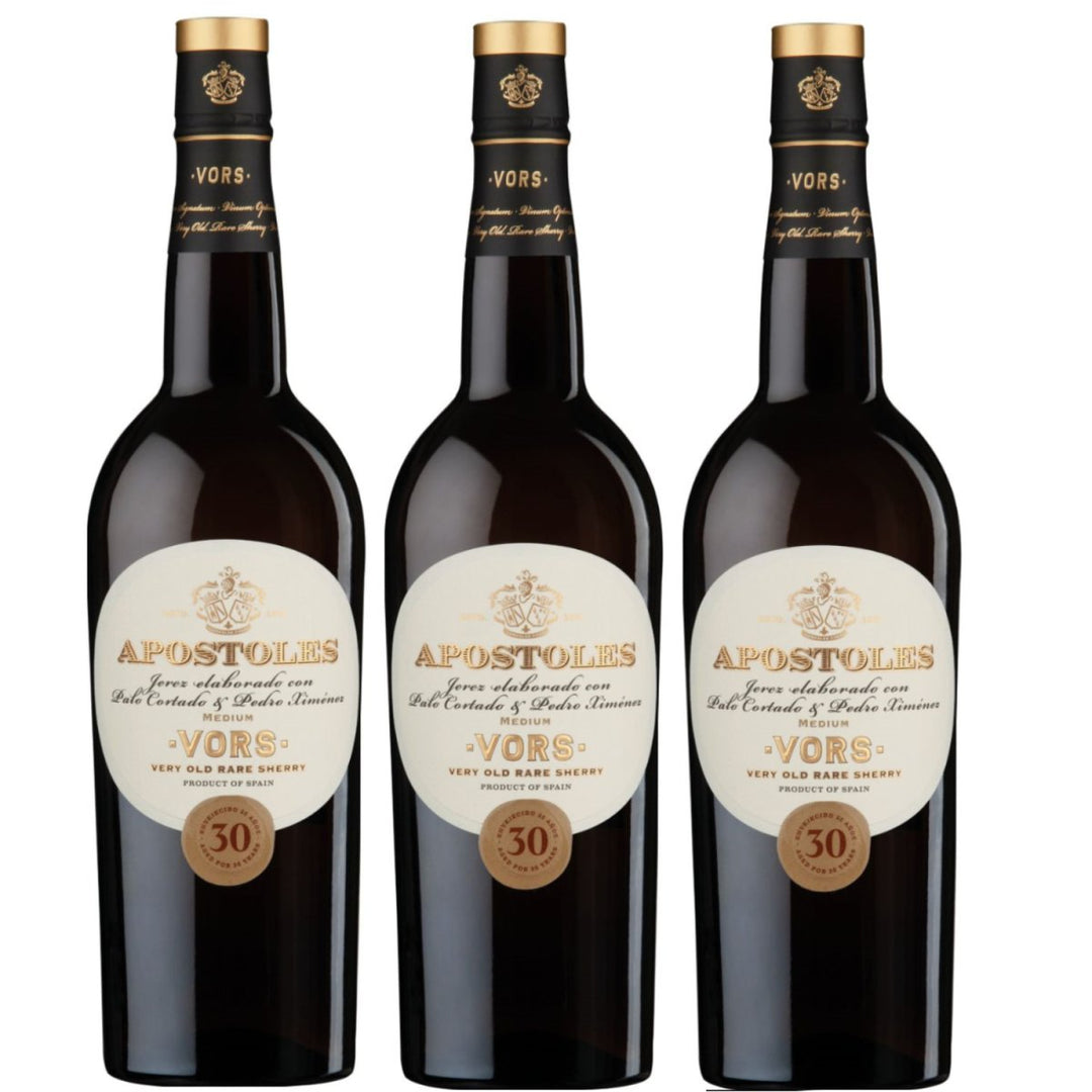 González Byass Apostoles Palo Cortado VORS Sherry weiß lieblich Jerez Spanien (3 x 0,75l) - Versanel -