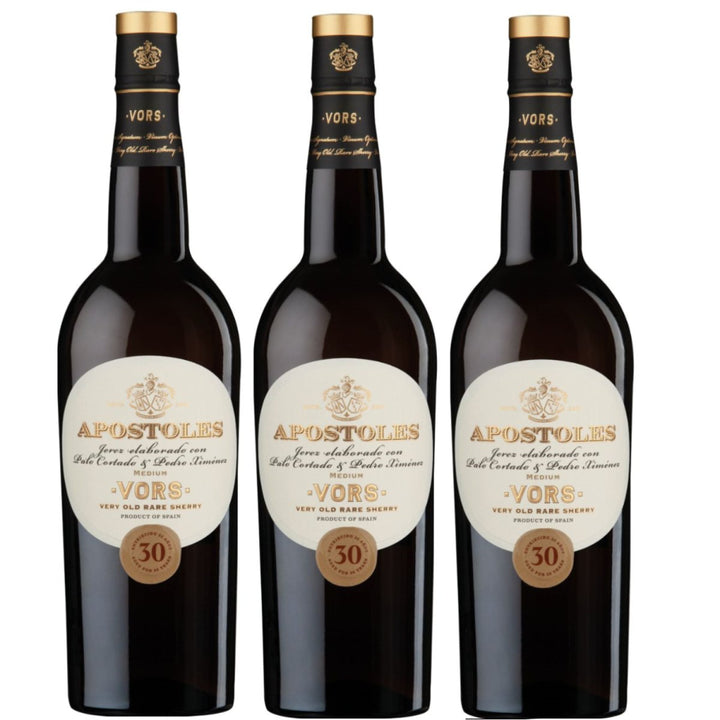 González Byass Apostoles Palo Cortado VORS Sherry weiß lieblich Jerez Spanien (3 x 0,75l) - Versanel -