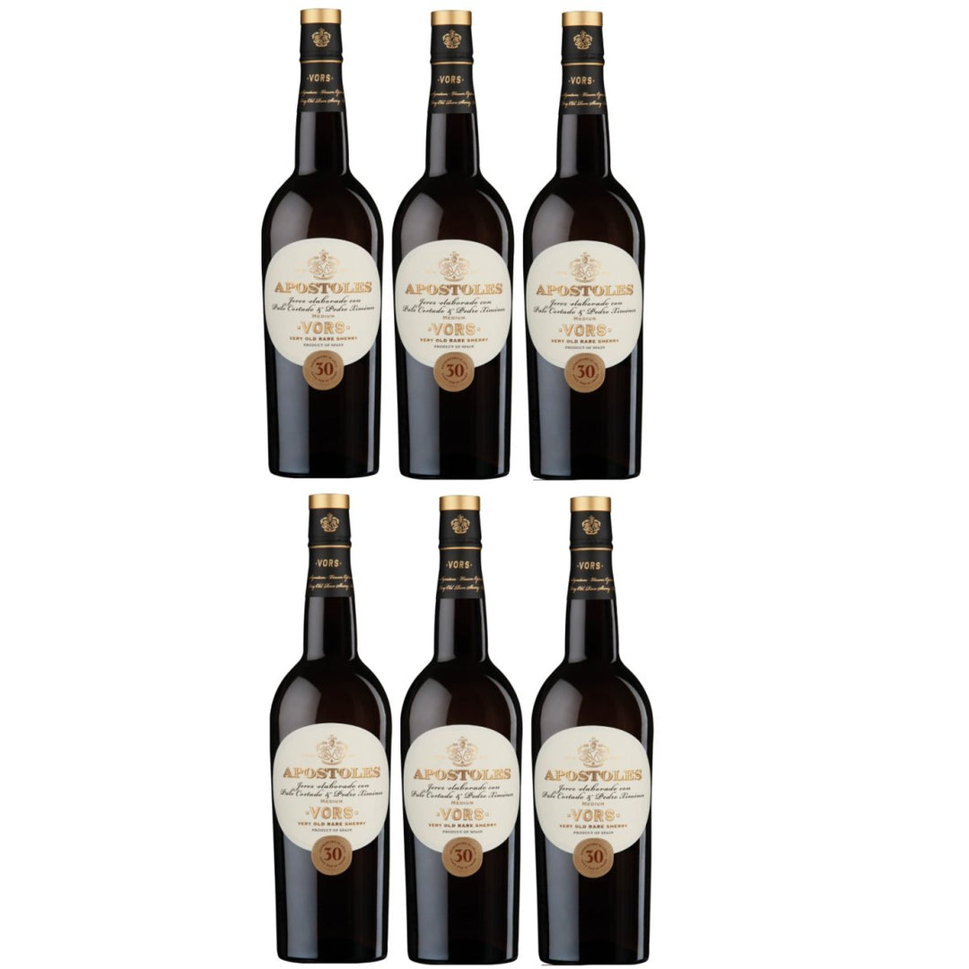 González Byass Apostoles Palo Cortado VORS Sherry weiß lieblich Jerez Spanien (6 x 0,75l) - Versanel -