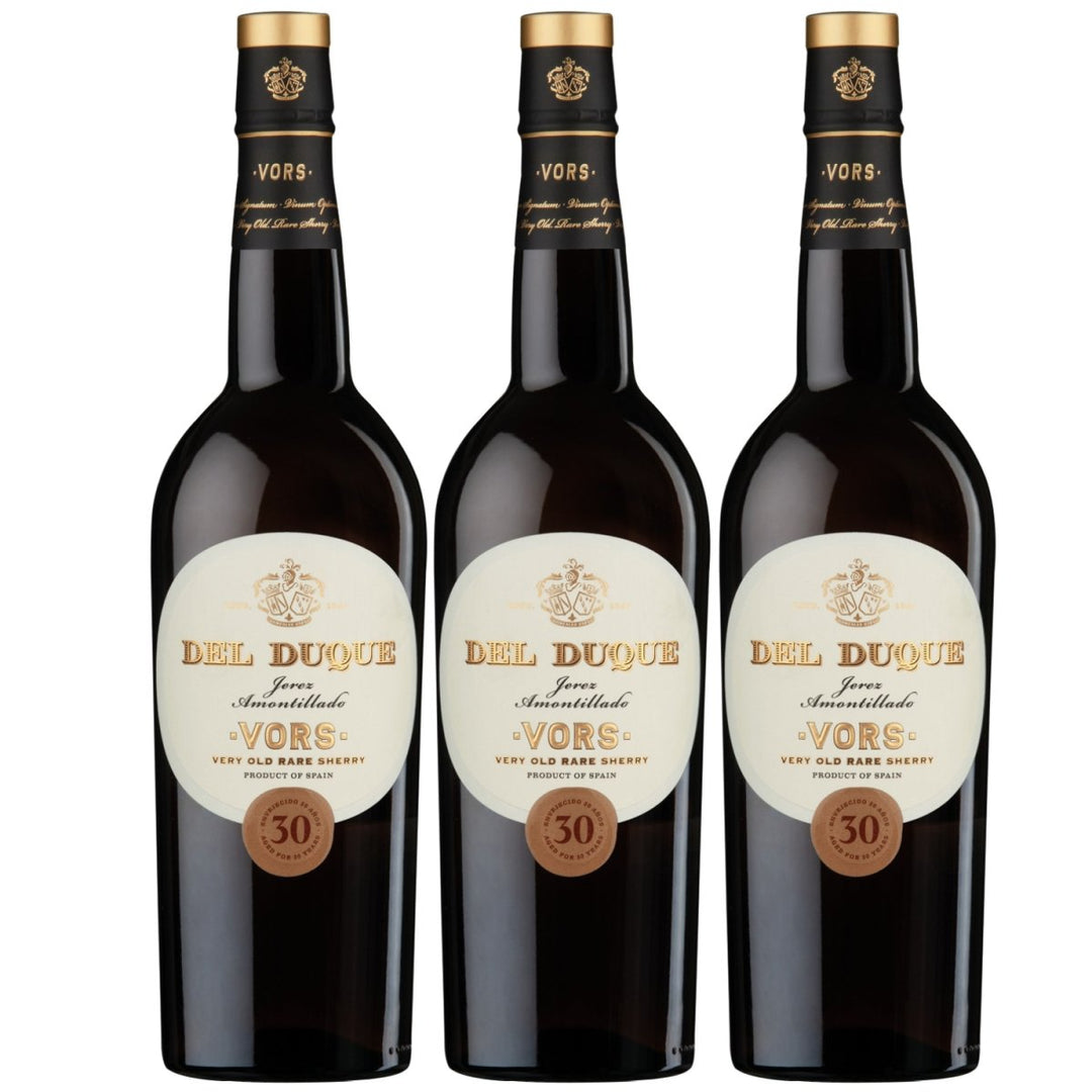 González Byass Del Duque Amontillado VORS Sherry weiß trocken Jerez Spanien (3 x 0,75l) - Versanel -