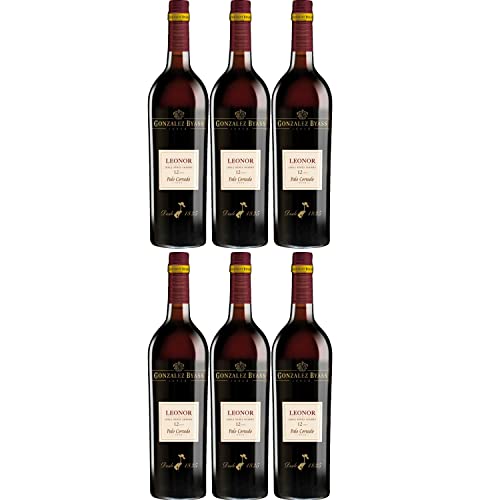 González Byass Leonor Palo Cortado Sherry weiß secco trocken Jerez Spanien (6 x 0,375 l) - Versanel -