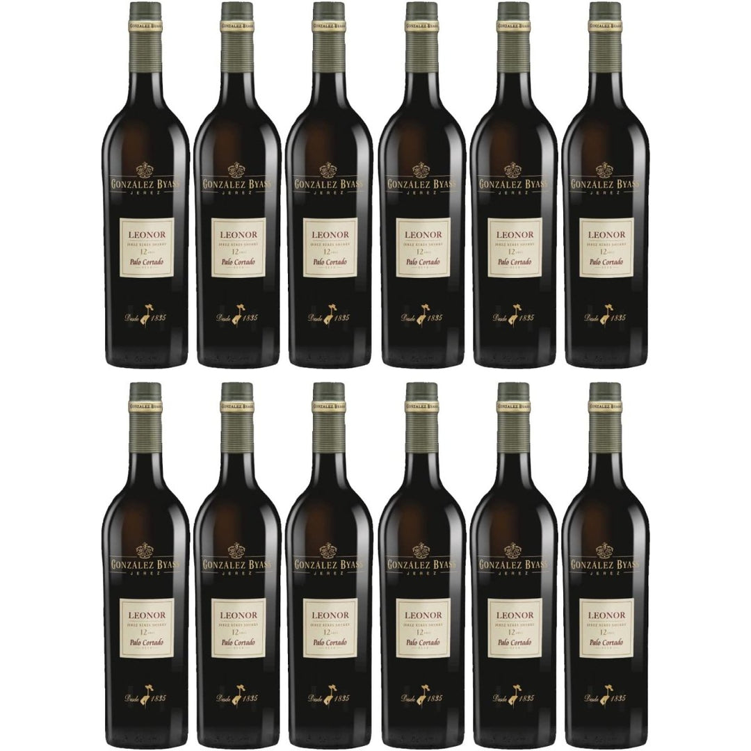 González Byass Leonor Palo Cortado Sherry weiß trocken seco Jerez Spanien (12 x 0,75l) - Versanel -