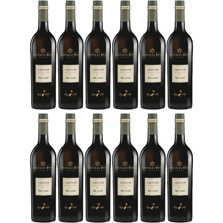 González Byass Leonor Palo Cortado Sherry weiß trocken seco Jerez Spanien (12 x 0,75l) - Versanel -