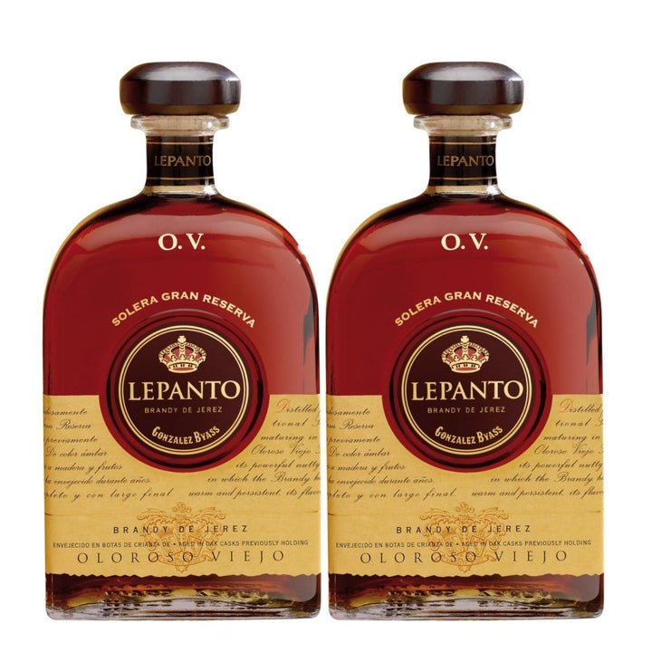 González Byass Lepanto Solera Gran Reserva O.V. Brandy Jerez Spanien (2 Flaschen) - Versanel -