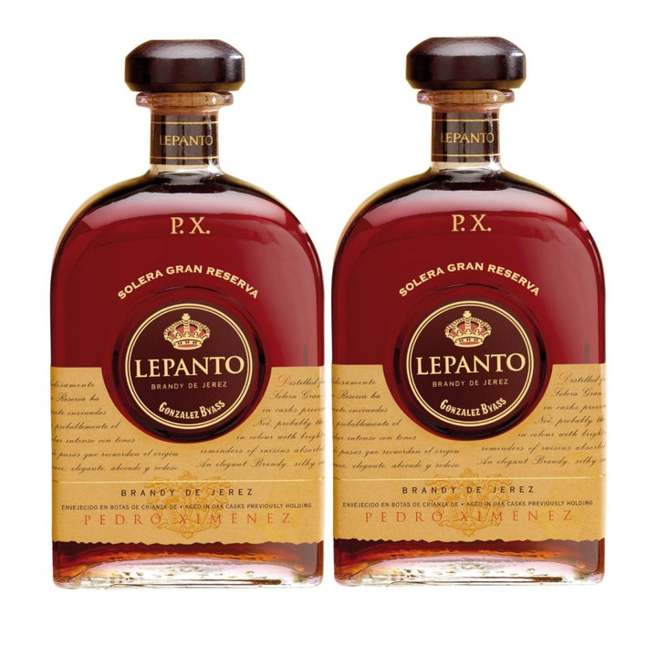 González Byass Lepanto Solera Gran Reserva P.X. Brandy Jerez Spanien (2 x 0,7l) - Versanel -