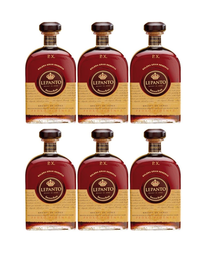 González Byass Lepanto Solera Gran Reserva P.X. Brandy Jerez Spanien (6 x 0,7l) - Versanel -