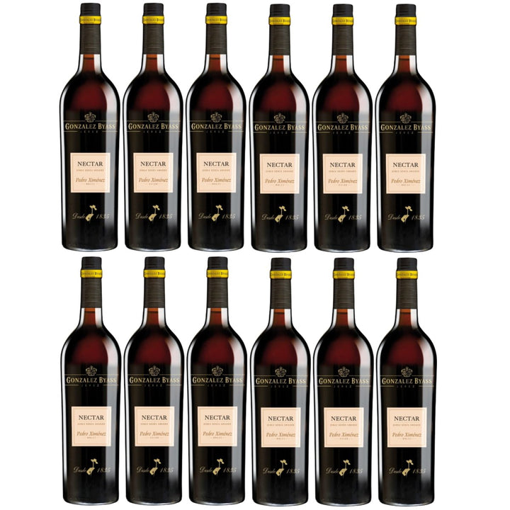 González Byass Nectar Pedro Ximenez Sherry weiß dulce süß Jerez Spanien (12 x 0,75l) - Versanel -
