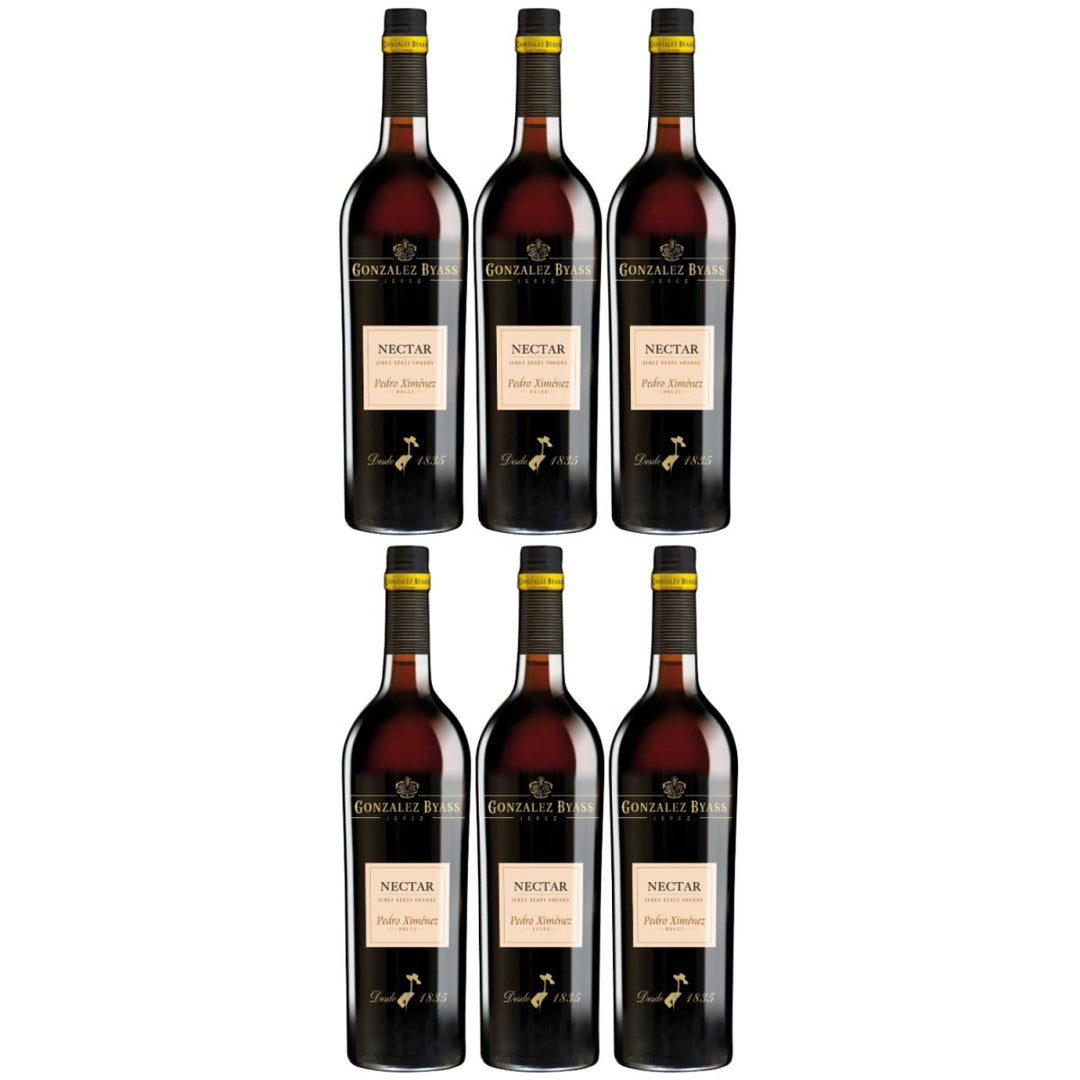 González Byass Nectar Pedro Ximenez Sherry weiß dulce süß Jerez Spanien (6 x 0,75l) - Versanel -