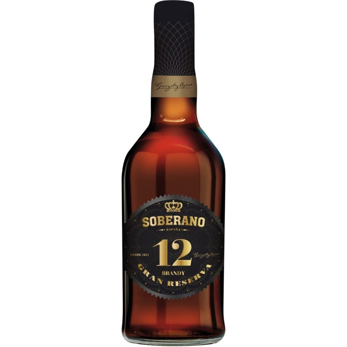 González Byass Soberano Solera Reserva 12 Jahre Brandy süß Jerez Spanien (4 Flaschen) - Versanel -