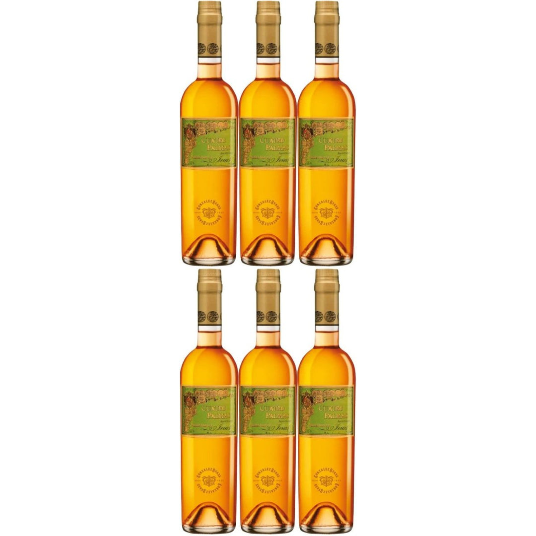 González Byass Tío Pepe Cuatro Palmas Amontillado Sherry weiß trocken seco Jerez Spanien (6 x 0,5l) - Versanel -