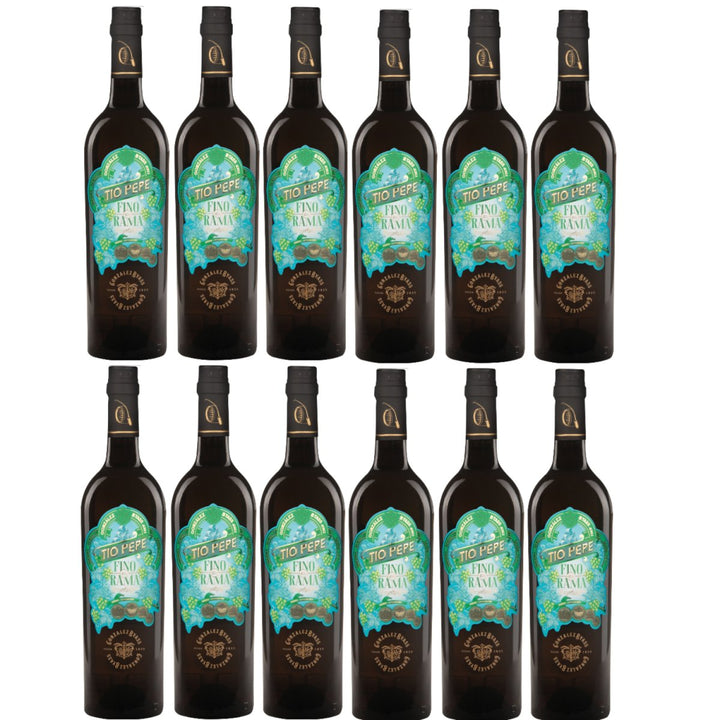 González Byass Tio Pepe Fino en Rama Sherry trocken Jerez Spanien (12 x 0,75l) - Versanel -