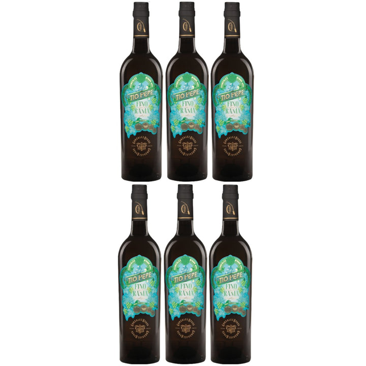 González Byass Tio Pepe Fino en Rama Sherry trocken Jerez Spanien (6 x 0,75l) - Versanel -