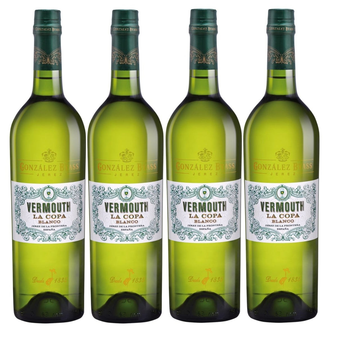 González Byass Vermouth La Copa Blanco trocken Wermut weiß Spanien (4 x 0,75l) - Versanel -
