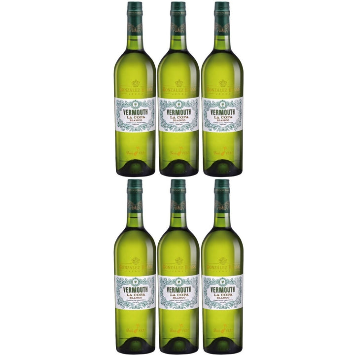 González Byass Vermouth La Copa Blanco trocken Wermut weiß Spanien (6 x 0,75l) - Versanel -