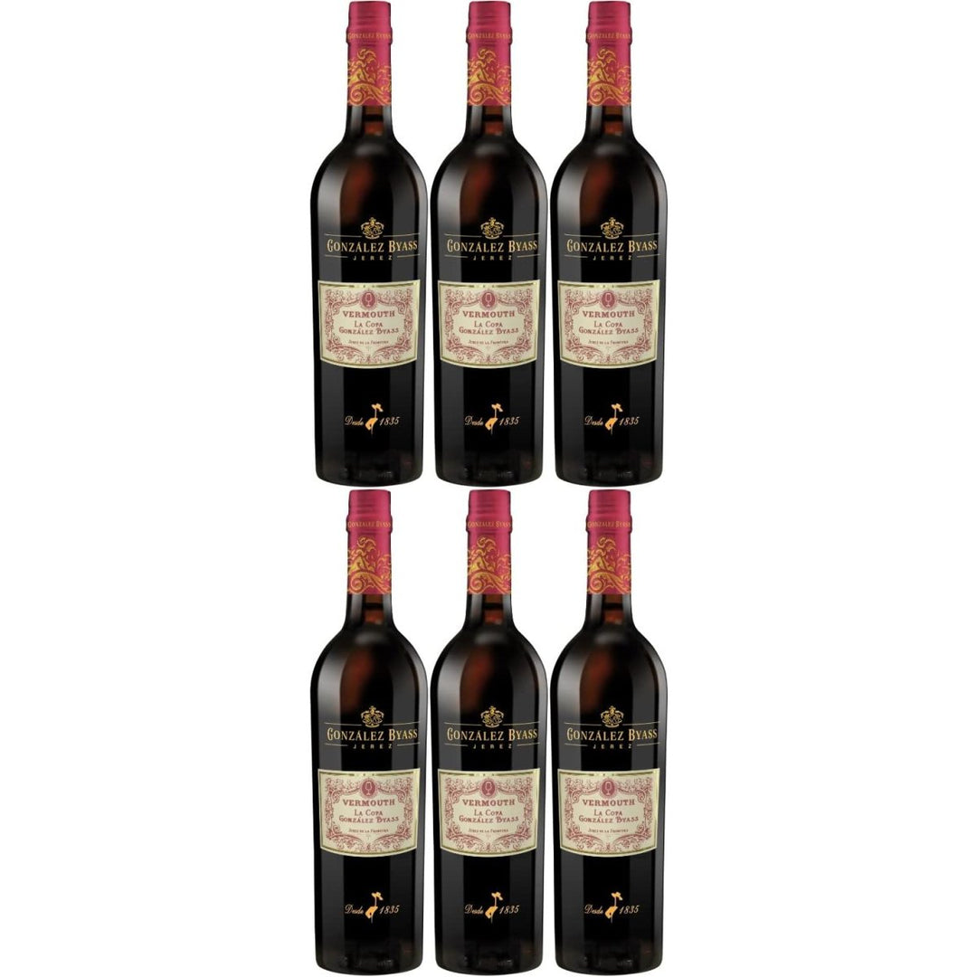 González Byass Vermouth La Copa Rojo Wermut rot süß Spanien (6 x 0,75l) - Versanel -