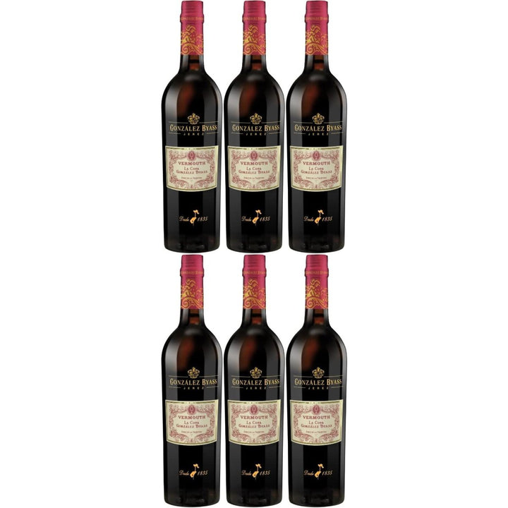 González Byass Vermouth La Copa Rojo Wermut rot süß Spanien (6 x 0,75l) - Versanel -