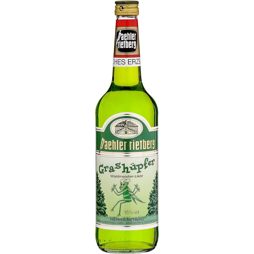 Grashüpfer Waldmeister Likör Paehler Rietberg 15% vol (12 x 0,7L) - Versanel -