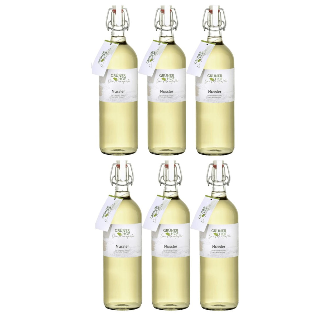 Grüner Hof Die Manufaktur Nussler Spirituose, 35% vol. (6 x 1L) - Versanel -