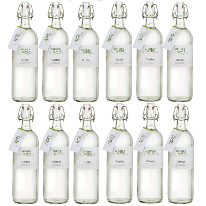 Grüner Hof Die Manufaktur Obstler, 38% vol.,(12 x 1L) - Versanel -