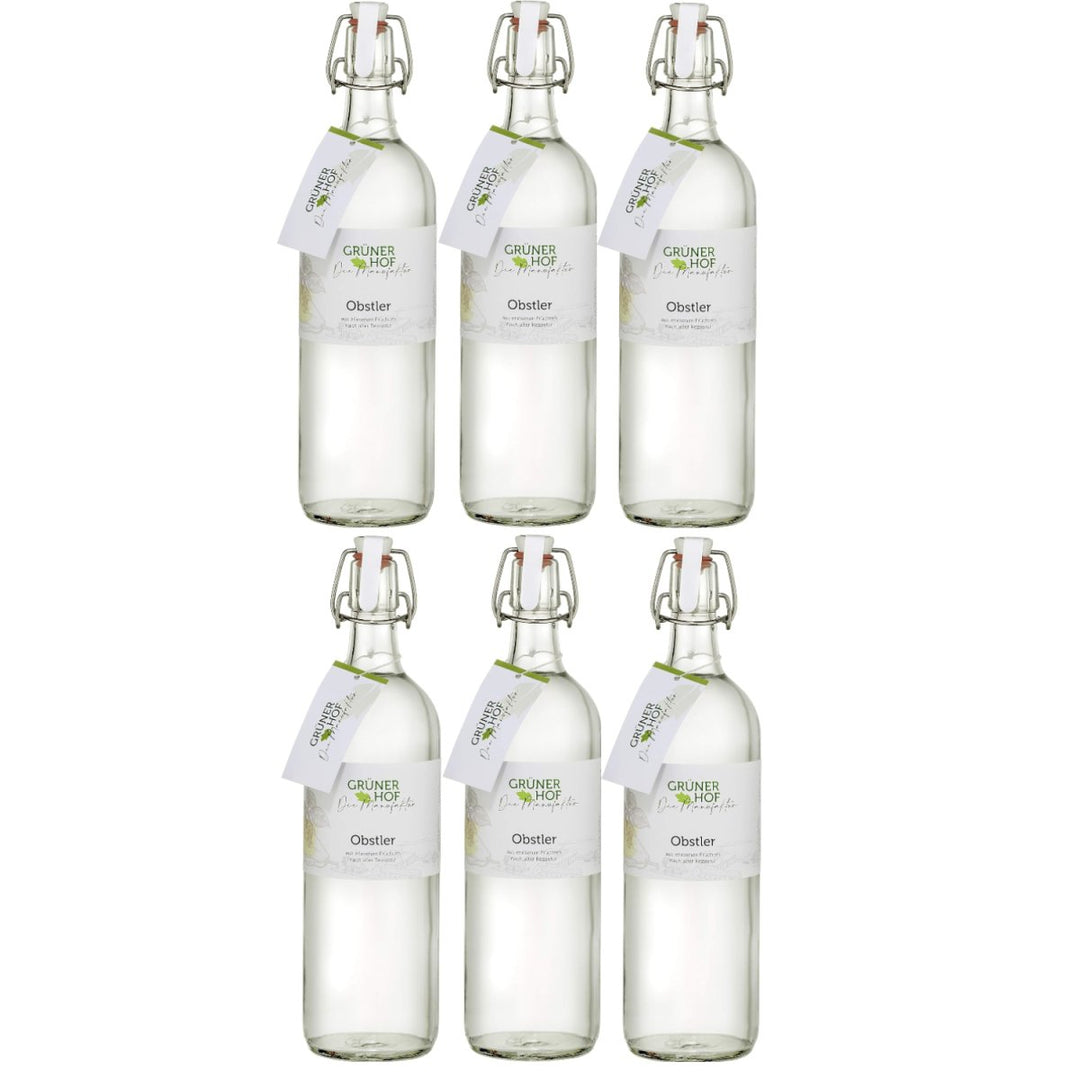 Grüner Hof Die Manufaktur Obstler, 38% vol.,(6 x 1L) - Versanel -