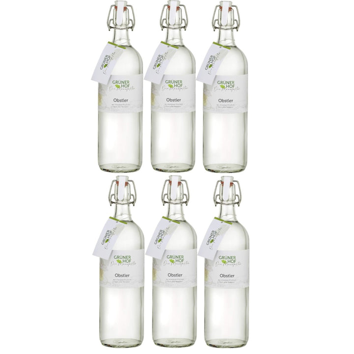 Grüner Hof Die Manufaktur Obstler, 38% vol.,(6 x 1L) - Versanel -