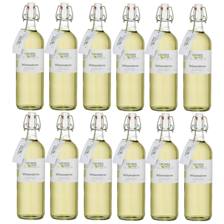 Grüner Hof die Manufaktur Williamsbirne Spirituose, 35% vol.,(12 x 1L) - Versanel -