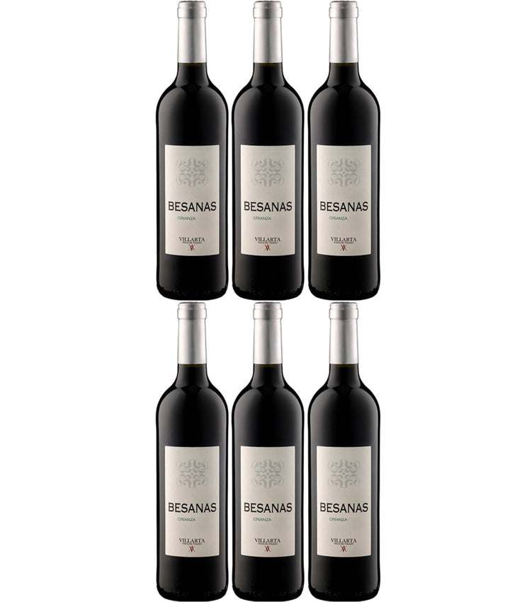 Hacienda Villarta Besanas Crianza DO Rotwein Wein Trocken Spanien (6 x 0.75l) - Versanel -