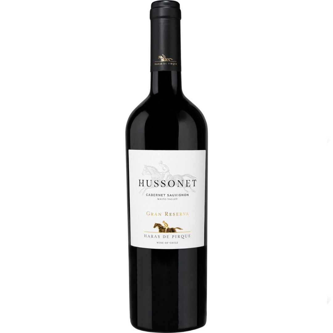 Haras de Pirque Hussonet Cabernet Sauvignon Gran Reserva Bio Rotwein Wein Trocken Chile (3 x 0,75l) - Versanel -