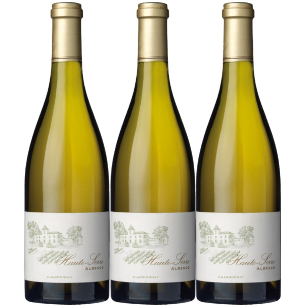 Haute-Serre Albesco Chardonnay Côtes du Lot Weißwein veganer Wein trocken IGP Frankreich (3 x 0,75l) - Versanel -