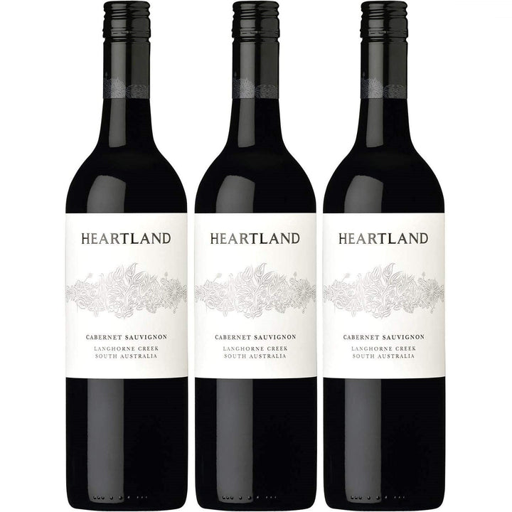 Heartland Cabernet Sauvignon Langhorne Creek Rotwein veganer Wein trocken Australien (3 x 0.75l) - Versanel -