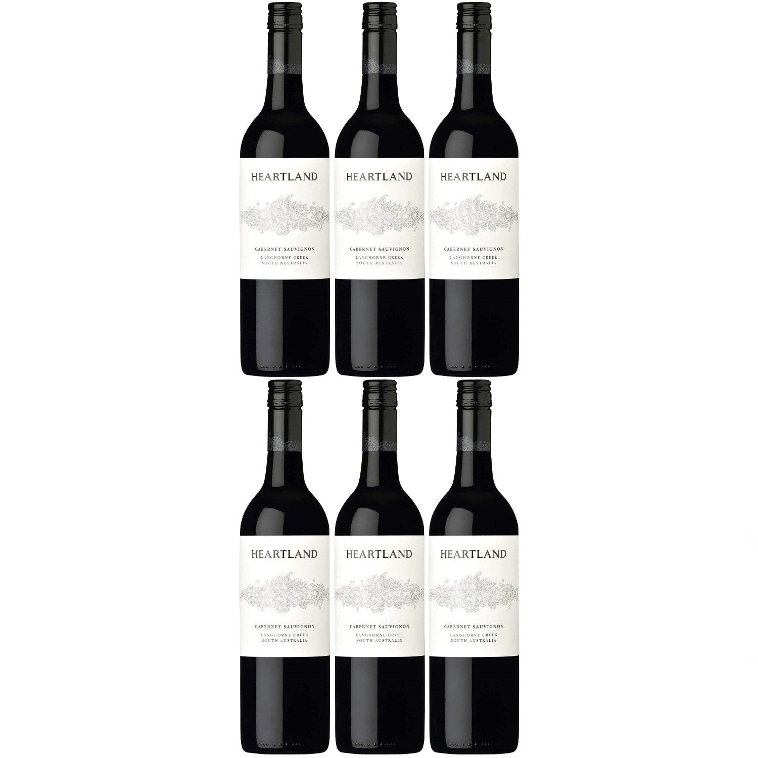 Heartland Cabernet Sauvignon Langhorne Creek Rotwein veganer Wein trocken Australien (6 x 0.75l) - Versanel -