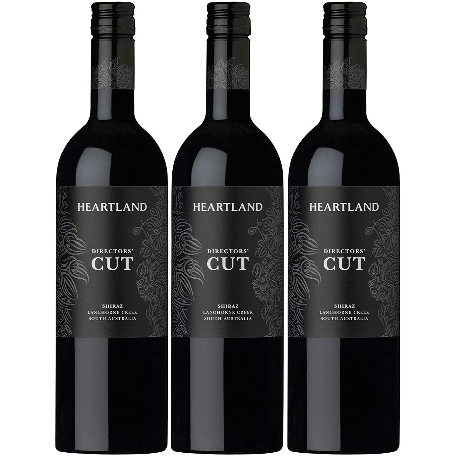 Heartland Directors' Cut Shiraz Langhorne Creek Rotwein Wein trocken Australien (3 x 0.75l) - Versanel -