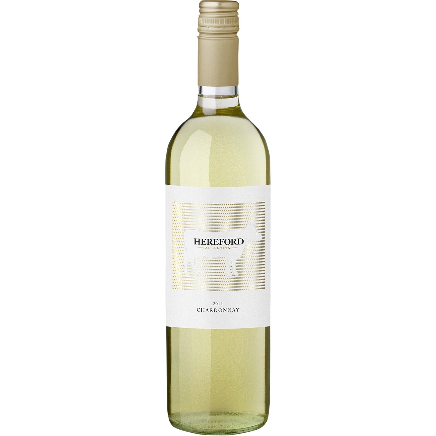 Hereford Chardonnay Weißwein veganer Wein trocken Argentien (12 x 0.75l) - Versanel -