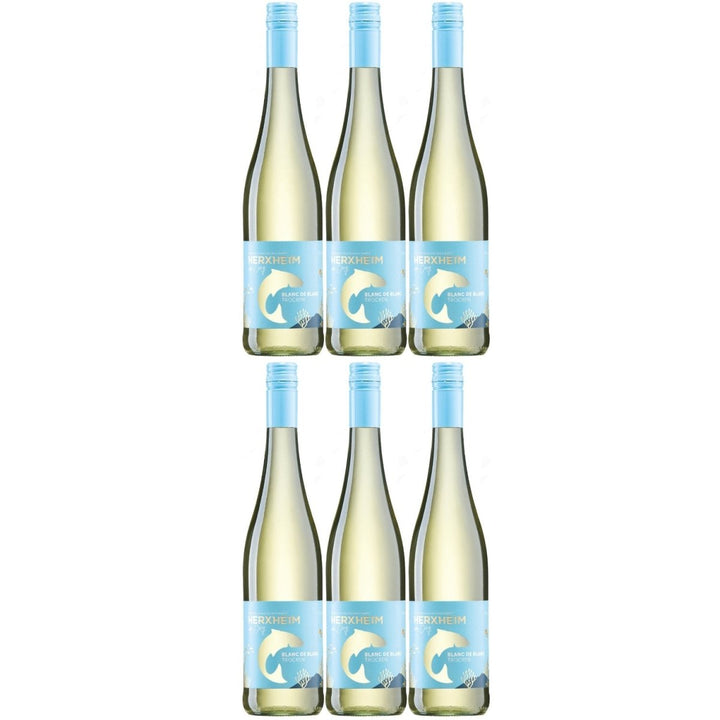 Herxheim Blanc de Blanc Weißwein Cuvée Wein trocken Deutschland (6 x 0,75l) - Versanel -