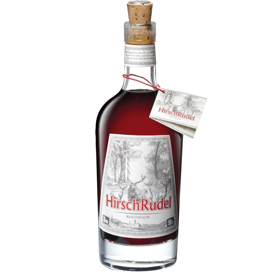 Hirschrudel Premium Kräuterlikör aus Deutschland Handcrafted Aus 31 Wildkräutern (1 x 0,5l) - Versanel -