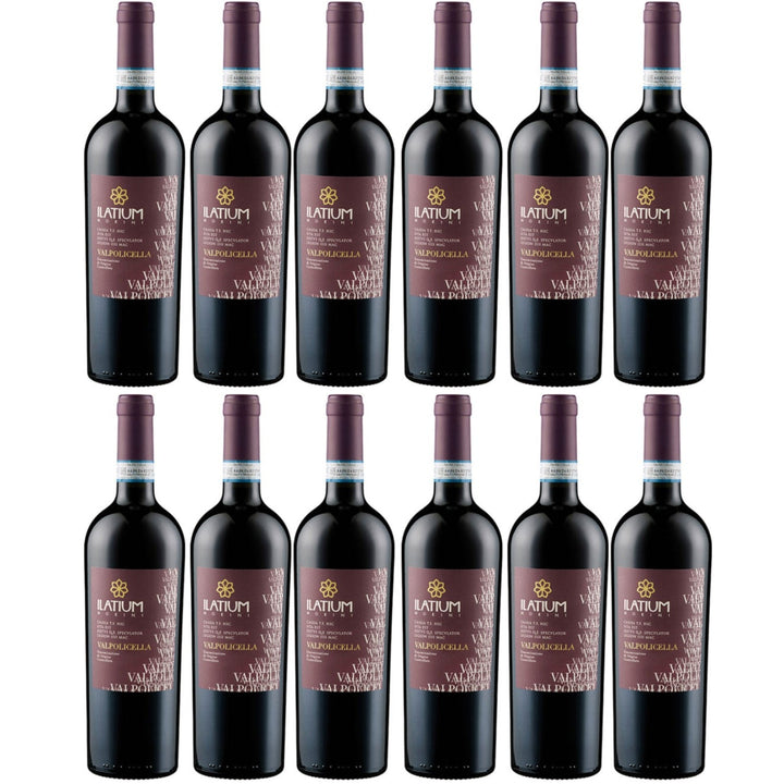 ILatium Morini Valpolicella DOC Rotwein Wein Trocken Italien I Visando Paket (12 x 0,75l) - Versanel -