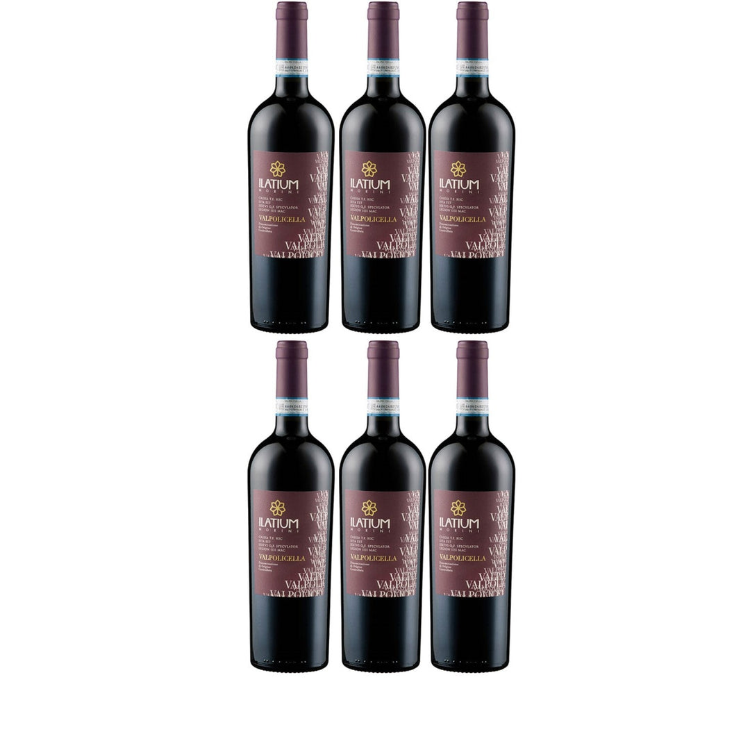 ILatium Morini Valpolicella DOC Rotwein Wein Trocken Italien I Visando Paket (6 x 0,75l) - Versanel -