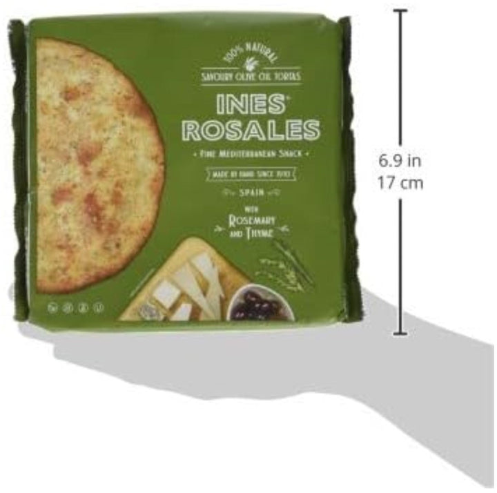 Ines Rosales Tortas de Aceite 'Rosmarin & Thymian' (4 x 120g) - Versanel -