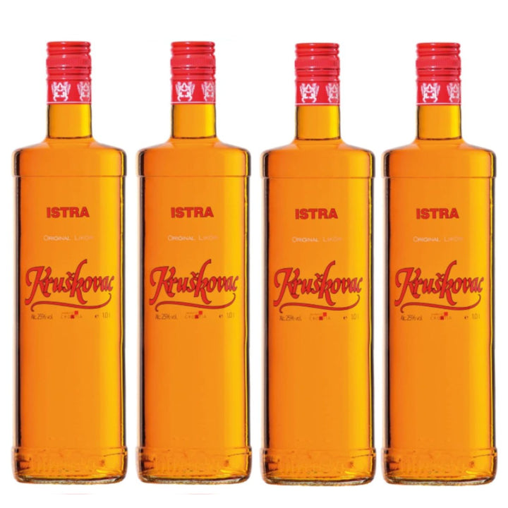 Istra Kruskovac fruchtig süßer Birnenlikör Kroatien (4 x 1.0l) - Versanel -