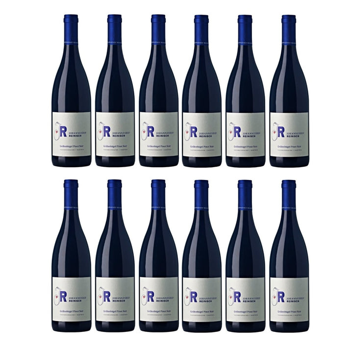Johanneshof Reinisch Grillenhügel Pinot Noir Thermenregion Rotwein Biowein veganer Wein trocken (12 x 0.75l) - Versanel -