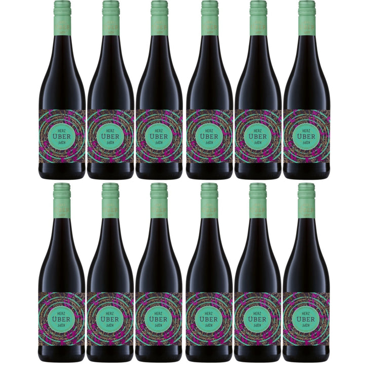 Josef Ambs Herz über Kopf Rotwein badischer Wein trocken Deutschland (12 x 0.75l) - Versanel -