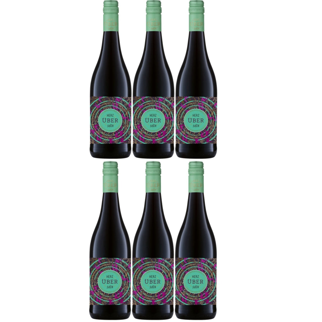 Josef Ambs Herz über Kopf Rotwein badischer Wein trocken Deutschland (6 x 0.75l) - Versanel -