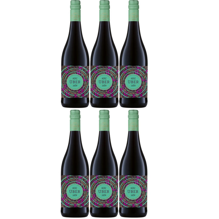 Josef Ambs Herz über Kopf Rotwein badischer Wein trocken Deutschland (6 x 0.75l) - Versanel -