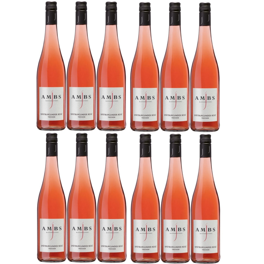 Josef Ambs Spätburgunder Kabinett Roséwein deutscher Wein trocken Deutschland (12 x 0.75l) - Versanel -