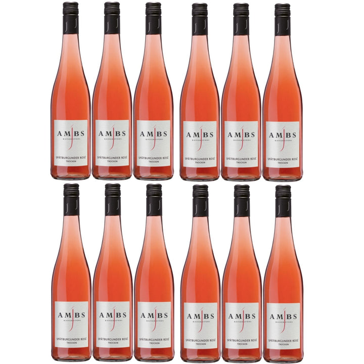 Josef Ambs Spätburgunder Kabinett Roséwein deutscher Wein trocken Deutschland (12 x 0.75l) - Versanel -