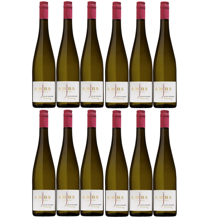 Josef Ambs Weißer Burgunder Kreuzweg Weißwein deutscher Wein trocken Deutschland (12 x 0.75l) - Versanel -