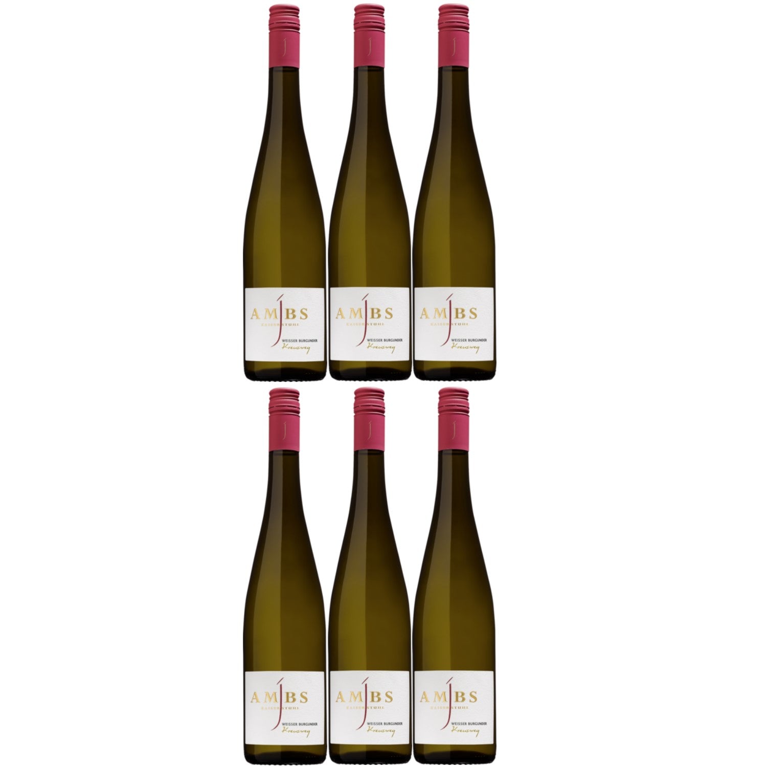 Josef Ambs Weißer Burgunder Kreuzweg Weißwein deutscher Wein trocken Deutschland (6 x 0.75l) - Versanel -