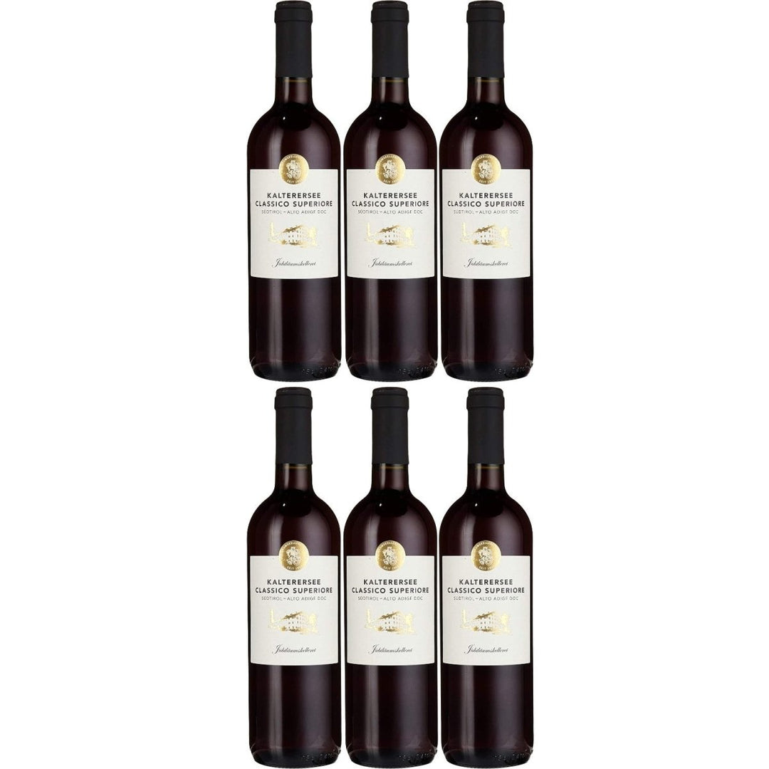 Jubiläumskellerei Kaltern Kalterersee Classico Vernatsch Südtirol Rotwein Trocken (6 x 0.75l) - Versanel -