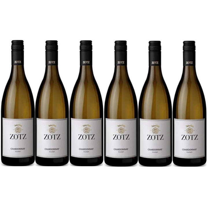 Julius Zotz Chardonnay Gutswein Weißwein Wein Baden vegan trocken Deutschland I FeinWert-Paket (6 Flaschen) - Versanel -