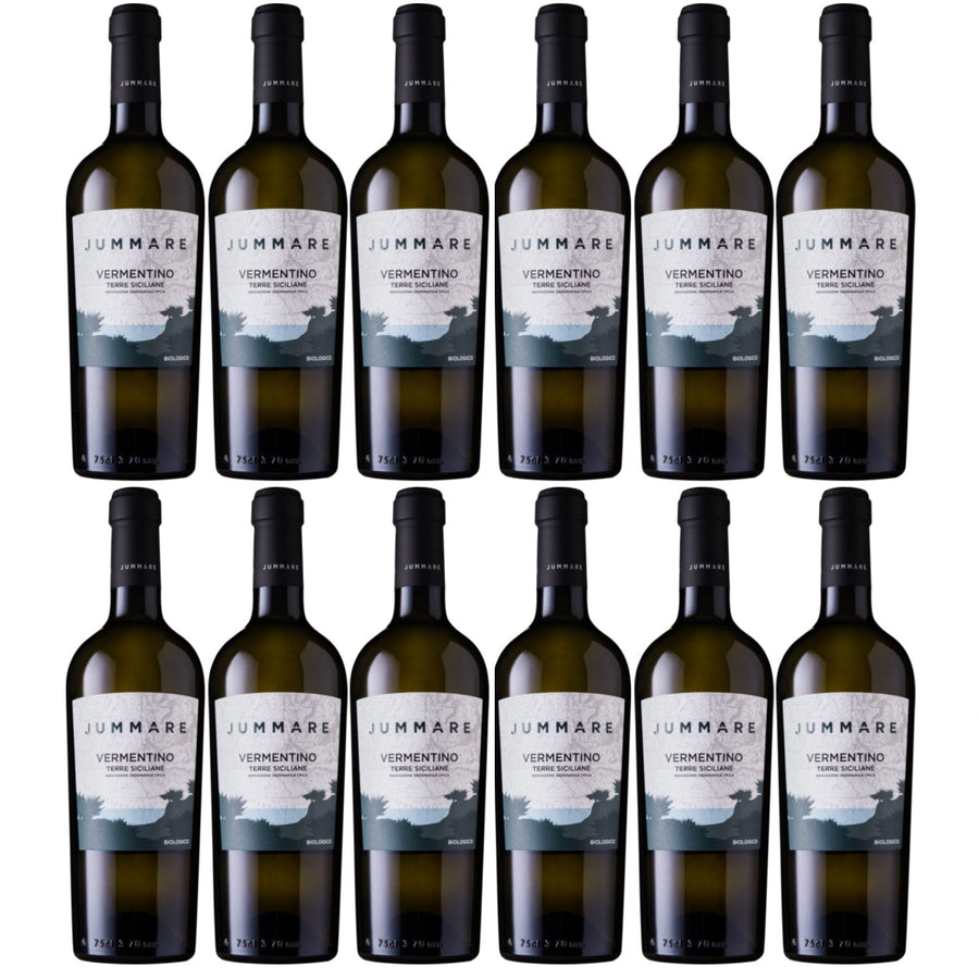 Jummare Sizilien Vermentino Weißwein Wein trocken Italien (12 x 0.75l) - Versanel -